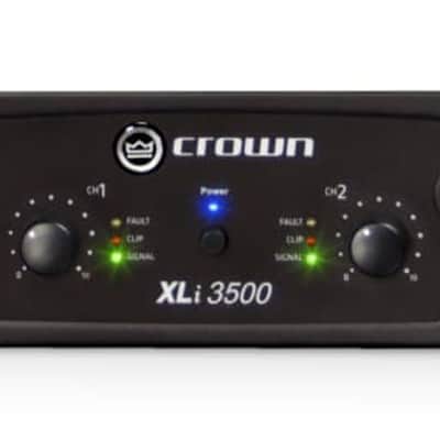 Crown XLI3500 2-Channel Power Amplifier, 1350W at 4 Ohms image 1