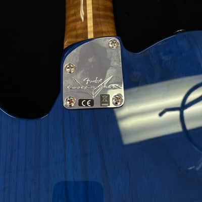Fender Custom Shop B4 AM Custom Telecaster NOS MN Sapphire Blue Transparent image 7