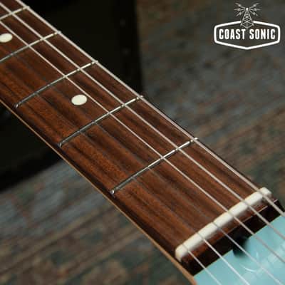 2023 Fender FSR Hybrid II Telecaster Daphne Blue w/ Matching Headstock Made in Japan image 12