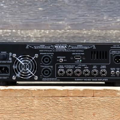 Mesa Boogie Subway WD-800 Head 800-Watt 2-Stage Tube Preamp Bass Amplifier Head image 4