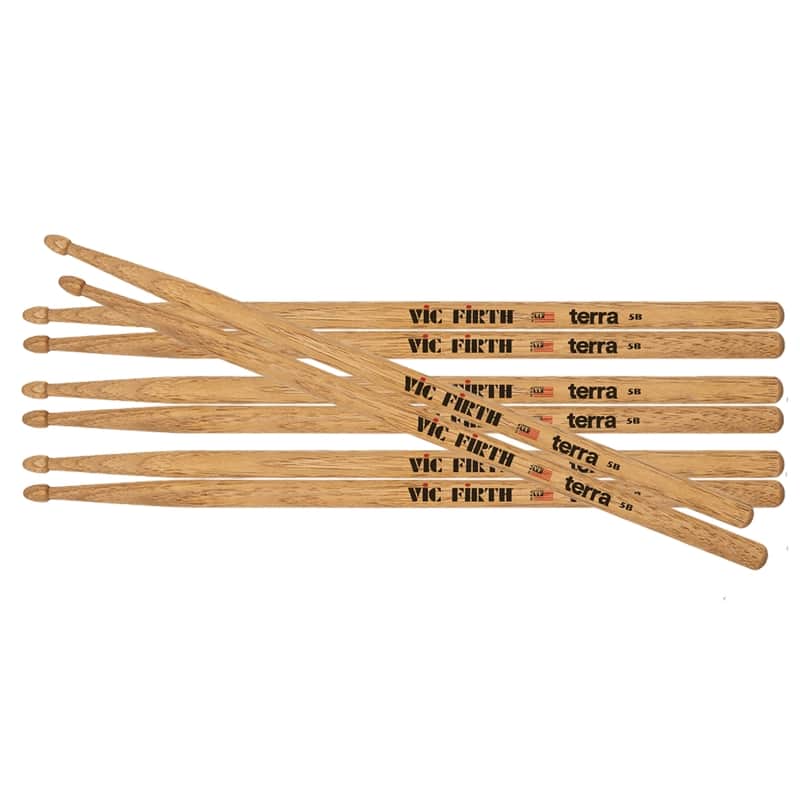 Vic Firth 5BT - Bacchette American Classic TERRA PACK 3+1 image 1