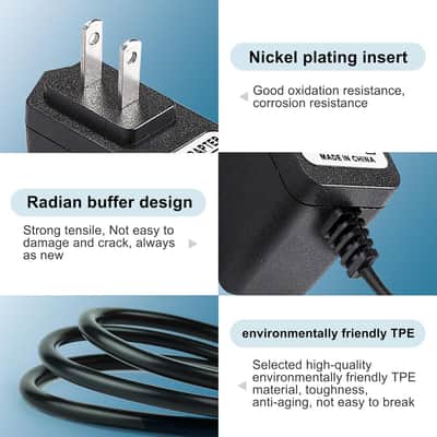 9V AC/DC Boss Guitar Pedal Adapter Charger with Boss PSA-120S DS-1 RC-1 RC-3 TU-2 TU-3 SD-1 RV-5 RV-6 DD-3 DD-7 DD-20 ME-50 ME-80 GT-10 HM-2 GT-1B Power Cable Cord image 4
