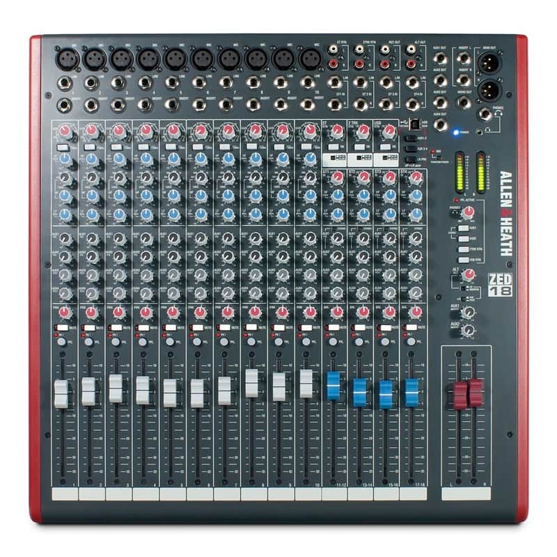 Allen & Heath ZED-18 18-Channel Mixer image 1