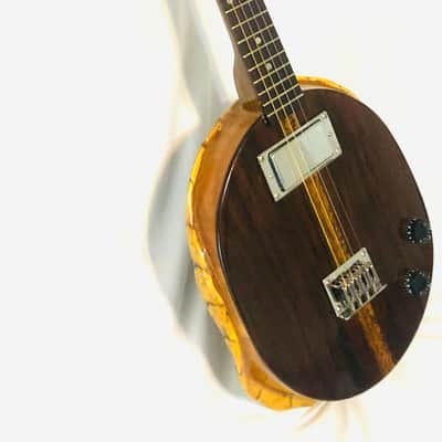 Turtle Shell 4 string electric tenor guitar image 3