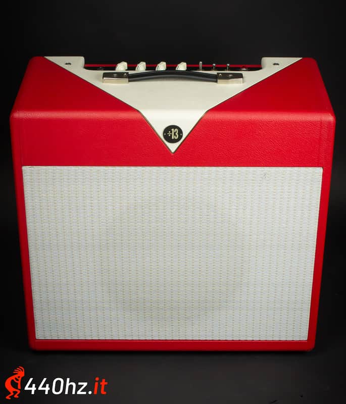 Divided by 13 SJT 10/20 1x12 Combo 230V - Red Tolex/Cream V image 1