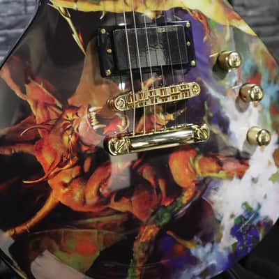 ESP LTD EC Frazetta Beauty and Beast Graphic, 2013 - 2014 - only 50 made! image 4