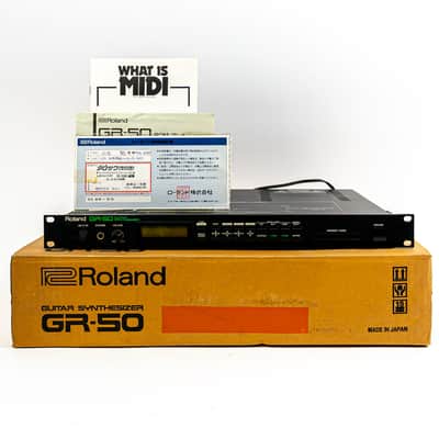 Roland GR-50 MIDI Guitar Synthesizer for Roland GK MIDI Pickups w/ OG Box, Power Supply — Unleash Your Guitar’s True Sonic Potential