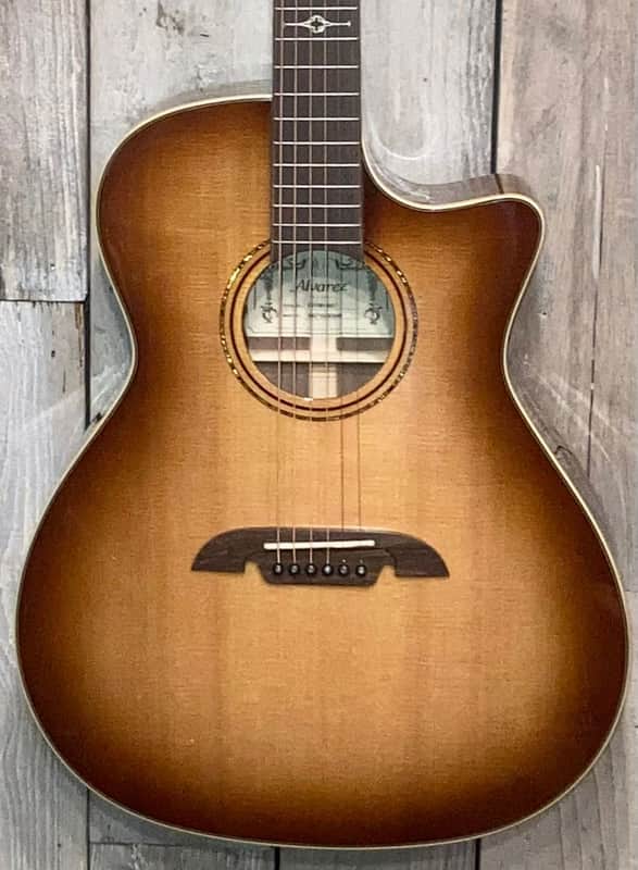 NEW Alvarez MG710CE Masterworks Grand Auditorium Acoustic-Electric Guitar Shadow Burst, In Stock and Ships Fast!! image 1