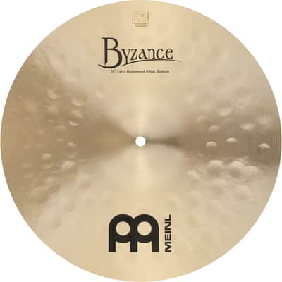 Meinl Byzance Traditional Extra Hammered Hi Hat Cymbals 14" image 7