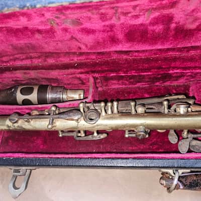 Elkhart Cavalier metal clarinet, USA, Silver-finish, Good Condition image 5