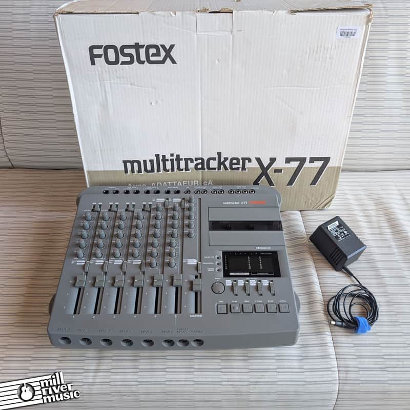 Fostex X-77 Cassette Multitracker w/ Box & Power Supply image 1