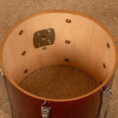 1990s Yamaha Stage Custom Cranberry Red Drum Set image 25