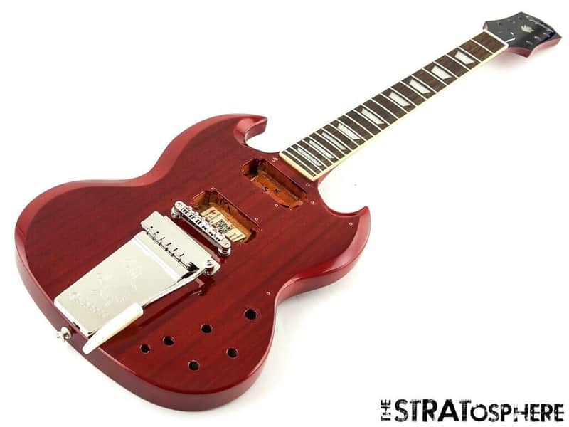 2022 Epiphone SG Standard 60s Maestro Vibrola BODY NECK Mahogany Vintage Cherry! image 1