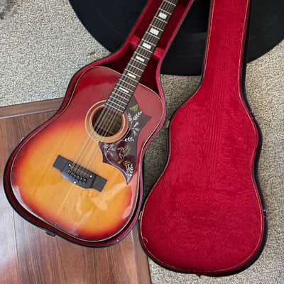 1970s Terada W513 Hummingbird 12 String - Cherry Burst image 1