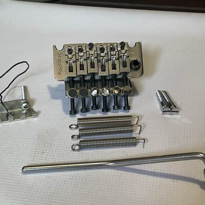 1984 Kramer Original German Made Chrome Floyd Rose Guitar Tremolo Bridge & Upgraded Arm