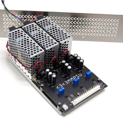 Double Heart Audio <3<3MMPSU Rev-F Memorymoog / Plus Universal Power Supply w/back panel