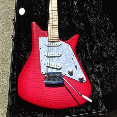 Ernie Ball Music Man Albert Lee 2014 BFR Pink Burst! Minty Fresh Condition! image 1