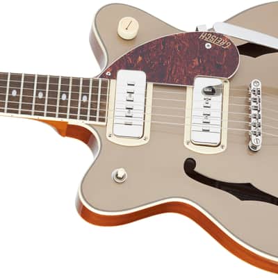 Gretsch G2655T-P90 Streamliner™ Center Block Jr. Double-Cut P90 with Bigsby® Sahara Metallic and Vintage Mahogany Stain image 6