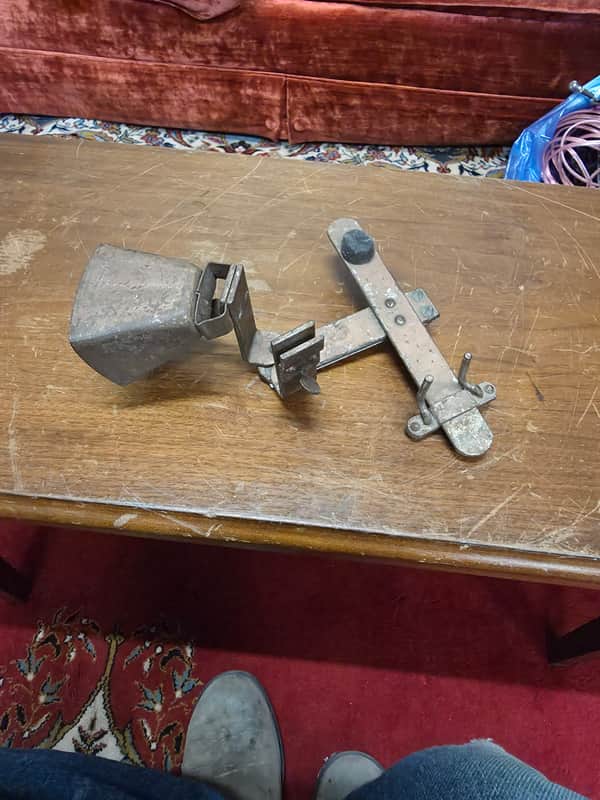 Unbranded Cowbell Woodblock Holder With Cowbell 1900s 1910s 1920s 1930s 1940s 1950s image 1