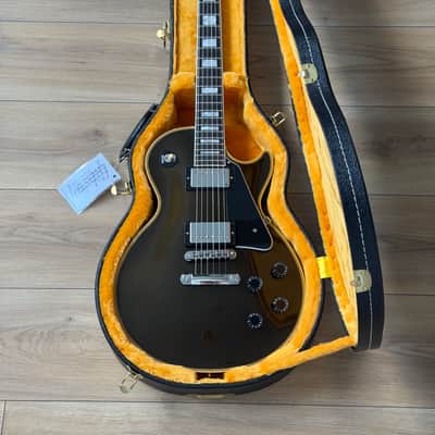 Gibson Les Paul Custom Shop Charcoal Metallic Gloss CH RARE Olive Drab Similar image 14