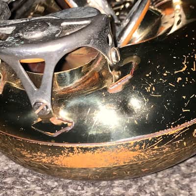 Buescher aristocratic 200 tenor Saxophone  made in the usa ohsc image 8