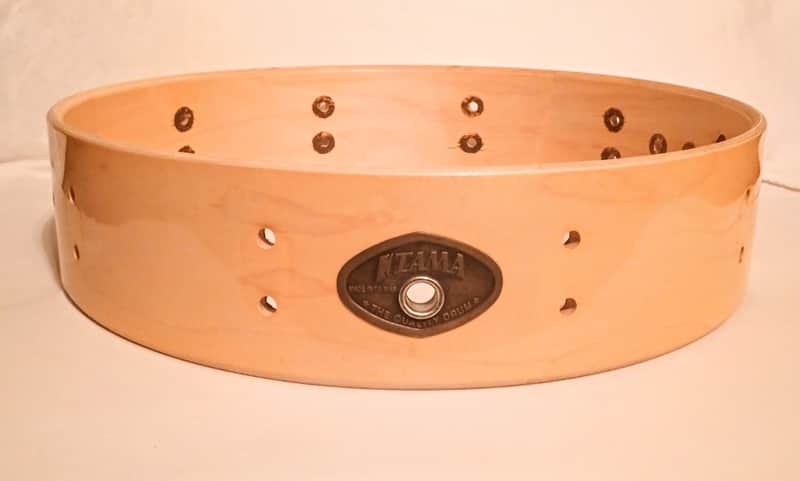 TAMA VINTAGE PICCOLO SNARE DRUM SHELL - NAT MAPL LACQUER - FREE SHIP TO C-USA! image 1