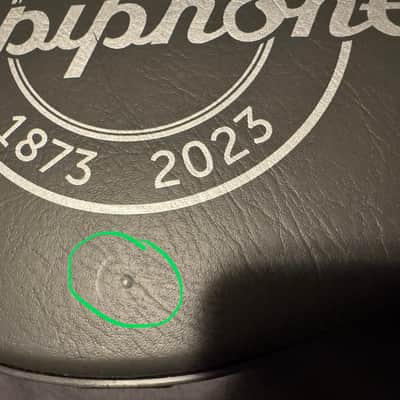 Epiphone 150th Anniversary Wilshire 2023 Pacific Blue in case image 11
