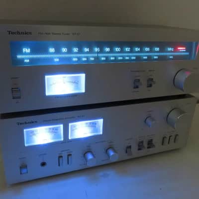 TECHNICS 2PC SU-Z1 INTEGRATED AMP + ST-Z1 TUNER RECAPPED PRO SERVICED + LED's image 3