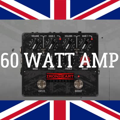 Laney IRONHEART IRF-LOUDPEDAL 2 Channel 60w Guitar Amp In A Pedal Form Factor The Perfect 60 Watt Fly Rig image 1