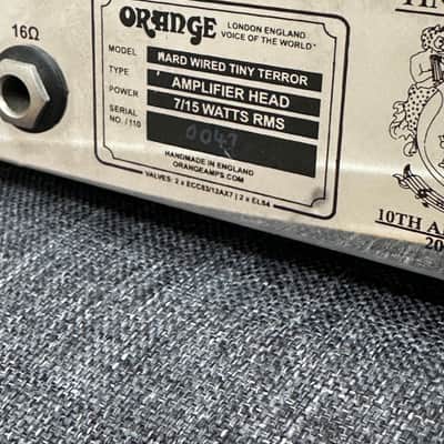 Orange TTHW15H Tiny Terror Hard-Wired Edition 15-Watt 10th Anniversary image 6