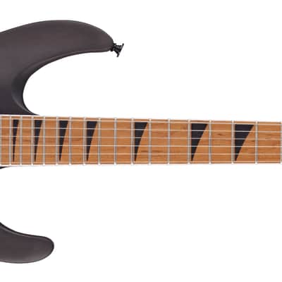 Jackson JS Series Dinky Arch Top JS24 DKAM, Caramelized Maple board, Black Stain image 1