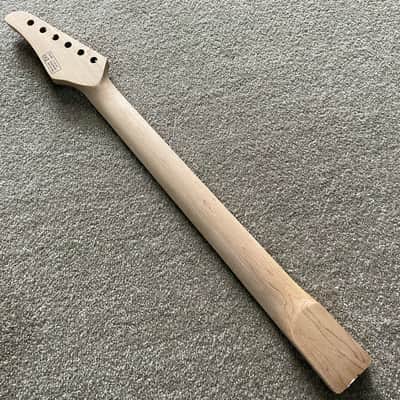 JSZ Maple Wood Guitar Neck, Rosewood 24 Frets Fingerboard image 3