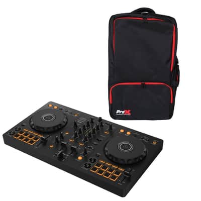 Pioneer DJ DDJ FLX4 with ProX XB-DJBPM | DJ Controller Bundle with Backpack | Portable Protection for Travel and Gigs image 2