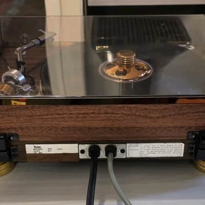 VINTAGE THORN RESTORED TURNTABLE/33/45 SPEED/GOLD STYLE CHROME EDITION image 10
