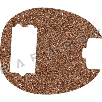 Custom Pickguard For 2020 - 2024 Sterling By Music Man Short Scale Stingray Bass - Rose Gold Sparkle Acrylic .112"