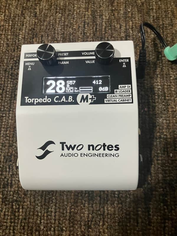 Two Notes Audio Engineering Torpedo CAB M+ Impulse Response interface speaker simulator In hard case image 1