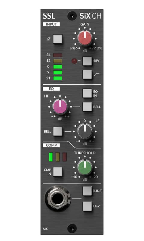 Solid State Logic SiX CH 500-Series Channel Strip Module - Grey image 1