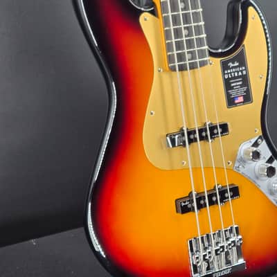 Fender American Ultra II Jazz Bass®, Ebony Fingerboard, Ultraburst image 3