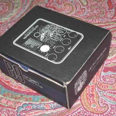 lightly handled - generally clean (some very lite cloudy surface scuffs / surface gray markings) Electro Harmonix EMPTY CARDBOARD BOX & original Owner's Instructions & warranty / registration paperwork ONLY for B9 Organ Machine pedal (NO: Pedal/Adapter) image 6