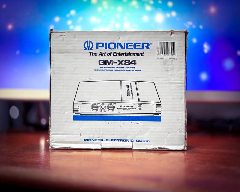PIONEER GM-X84 🌈RaRe🌈 Car Vintage Power Amplifier image 1