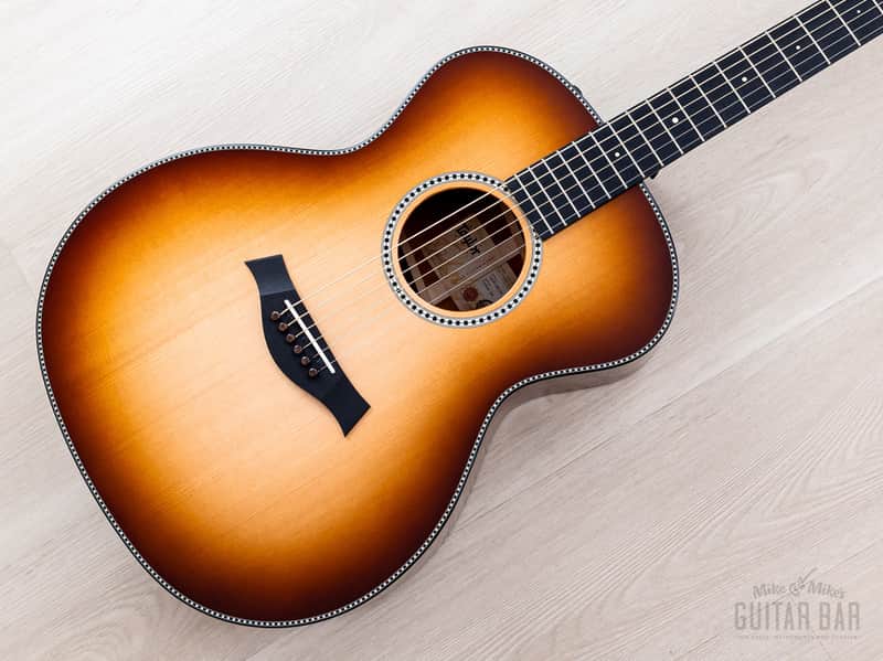 2022 Taylor Custom Grand Auditorium Non-Cutaway Acoustic Electric Guitar w/ Adirondack Top & Rope Binding image 1