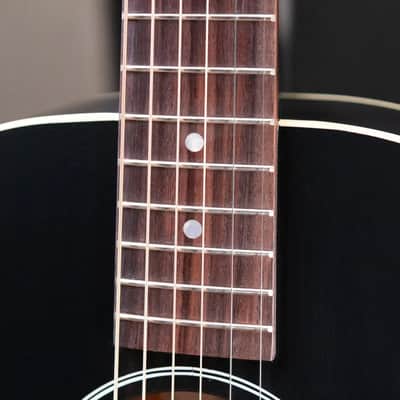 Gibson L-00 Special Parlor Acoustic/Electric Guitar - Ebony Satin with Gig Bag image 9