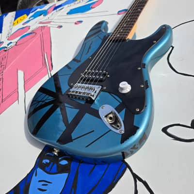 Squier Stratocaster Bullet EVH tribute image 6