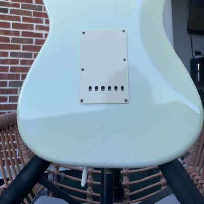 Fender Custom Stratocaster - Olympic white with matching headstock image 8