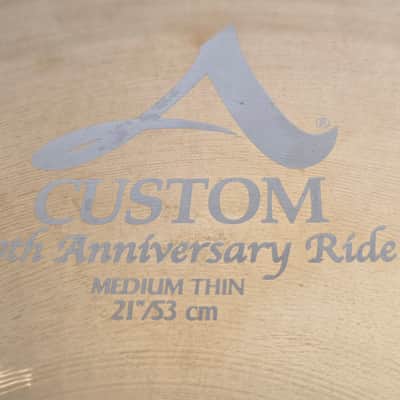 Zildjian 21" A Custom 20th Anniversary Ride Cymbal - Mint image 4