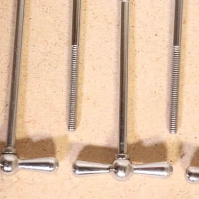 Ludwig 5-1/4" Chrome T Rods 8pk Vintage 1950's -60's #3 image 10