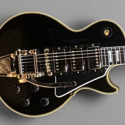 Gibson Custom Shop 1957 Les Paul Custom Reissue - VOS Ebony 3 Pickup w/Bigsby