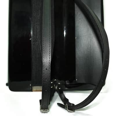 Weltmeister Grandina Button Accordion 120 Bass, made in Germany, 5 Row Bayan B Griff, Straps and Case, 2738 image 10