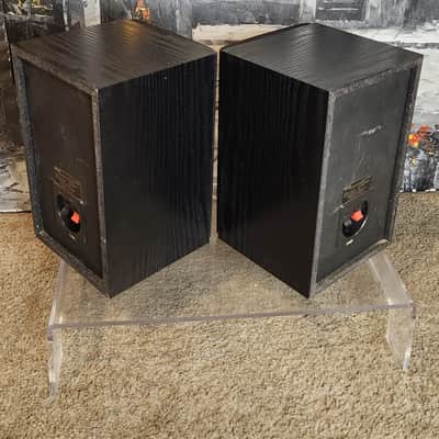 RCA RCA STS-520 vintage 2-way passive bookshelf speakers 90s  - Black image 3