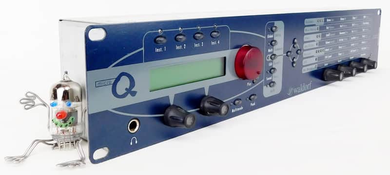 Waldorf Micro Q Synthesizer Rack Blau + Top Zustand + 1,5 Jahre Garantie image 1